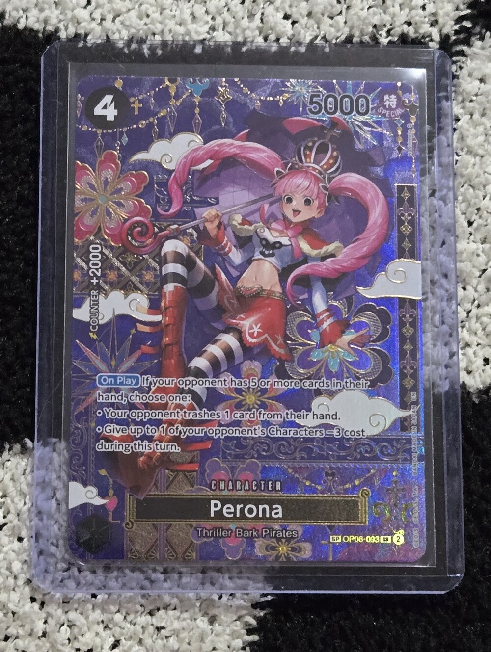 Perona Special Rare (SP) Alternative Art card (OP06-093) One Piece